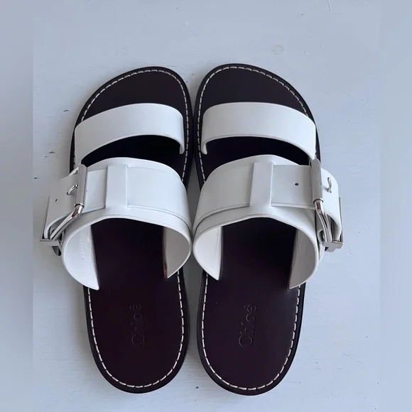 Chloé Rebecca Slide Sandal Size 38 - Picture 5 of 13